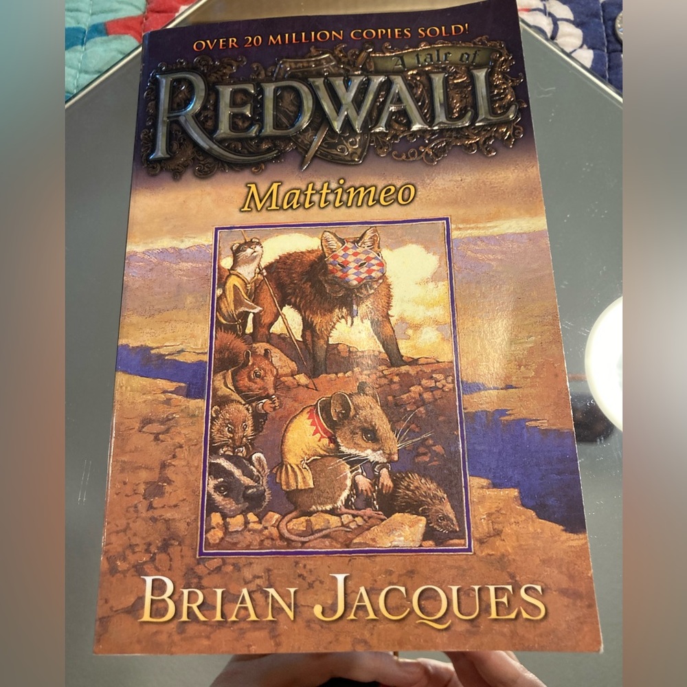 Redwall Mattimeo by Brian Jacques, paperback